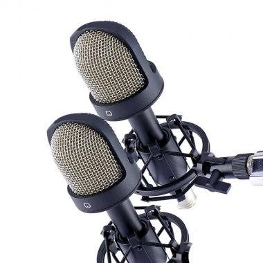 Микрофон конденсаторный стереопара Октава МК-101-Ч-С
