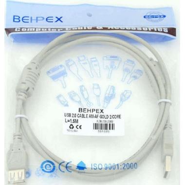 Кабель USB серый Behpex 30157