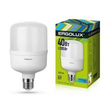 Лампа 40 Вт светодиодная Ergolux LED-HW-40W-E27-4K