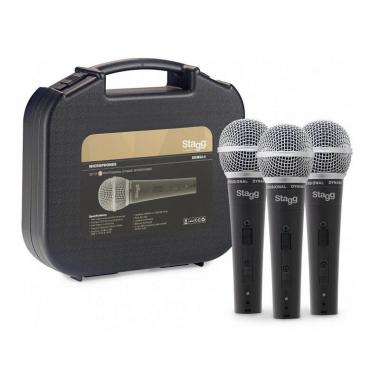 Комплект из 3-х микрофонов Stagg SDM50-3