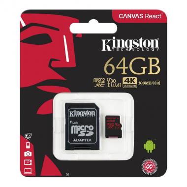 Флеш карта microSDXC 64GB Kingston SDCR/64GB