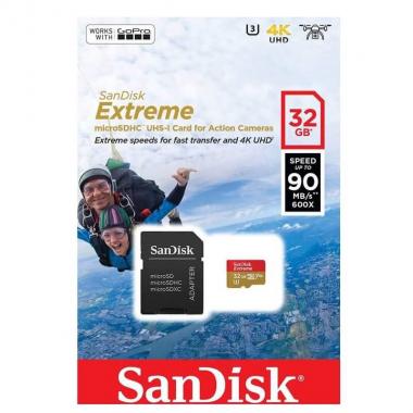 Флеш карта microSDHC 32GB SanDisk SDSQXAF-032G-GN6AA