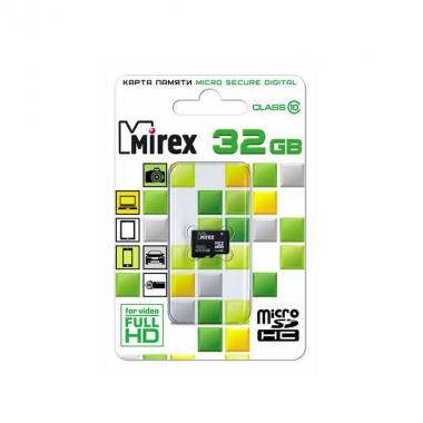 Флеш карта microSDHC 32GB Mirex 13612-MC10SD32
