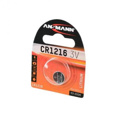 Элемент питания CR1216 Ansmann 1516-0007, 1 шт