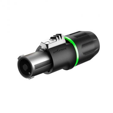 Разъем 4P Speakon(f) кабельный Roxtone RS4FP-HD-Green