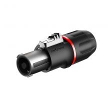Разъем 4P Speakon(f) кабельный Roxtone RS4FP-HD-Red