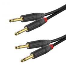 Аудио-кабель двойной Roxtone GPTC210/1,5