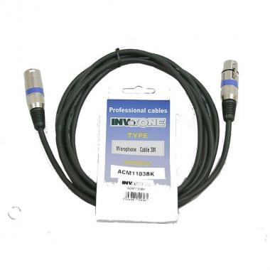 Микрофонный кабель XLR-XLR Invotone ACM1103/BK