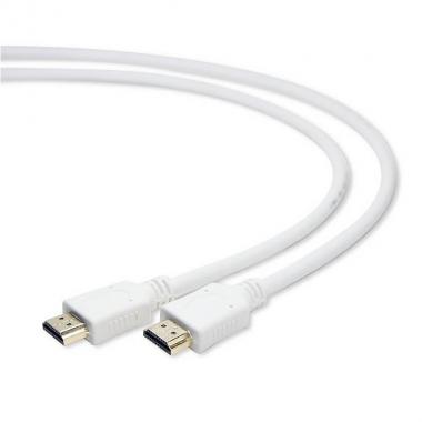 Кабель HDMI v2.0 белый Cablexpert CC-HDMI4-W-1M
